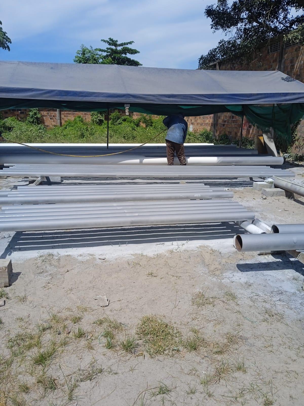 Preparación superficial y protección industrial de tuberías